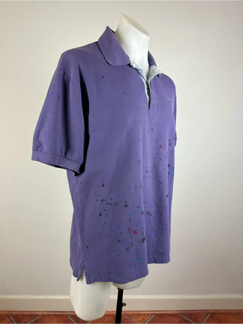 NWT Ralph Lauren x Urban Outfitters One-of-a-Kind Polo with Artistic Paint-Splat